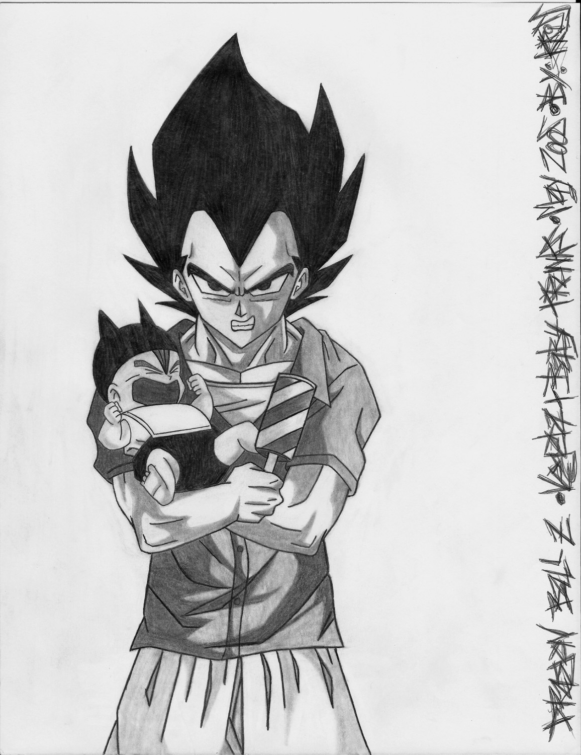Vegeta And Baby Trunks By Lorddiablo006 On Deviantart Vegeta And Baby Trunks By Lorddiablo006 On Deviantart