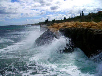 stormy sea