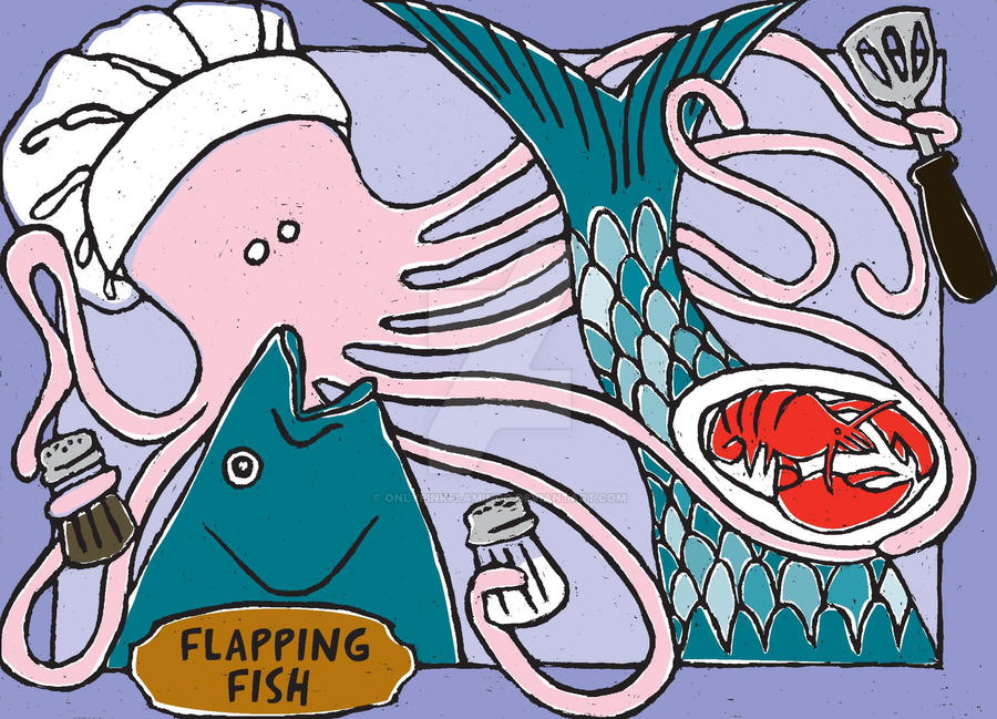 Flapping Fish - Final by onlypinkflamingo on DeviantArt