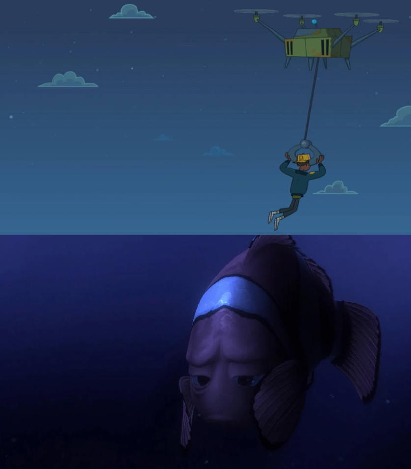 Marlin Getting Rizzy Marlin cries at Damien's elimination by TotalDramaGuy95 on DeviantArt