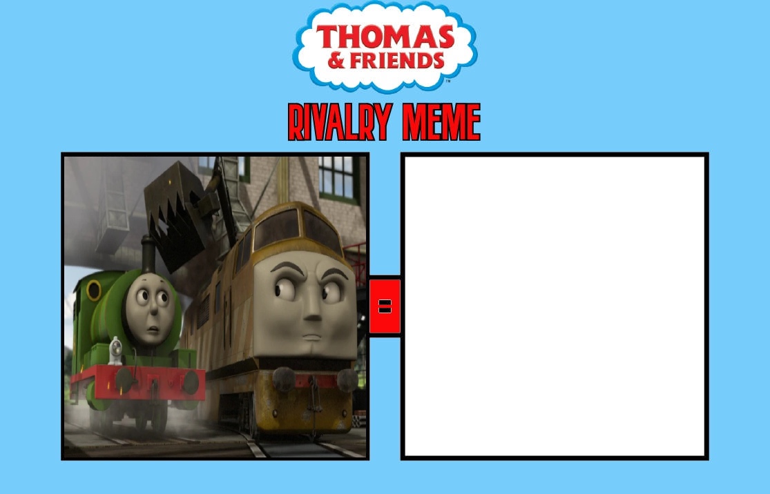 Percy and Diesel 10 Rivalry Meme by TotalDramaGuy95 on DeviantArt