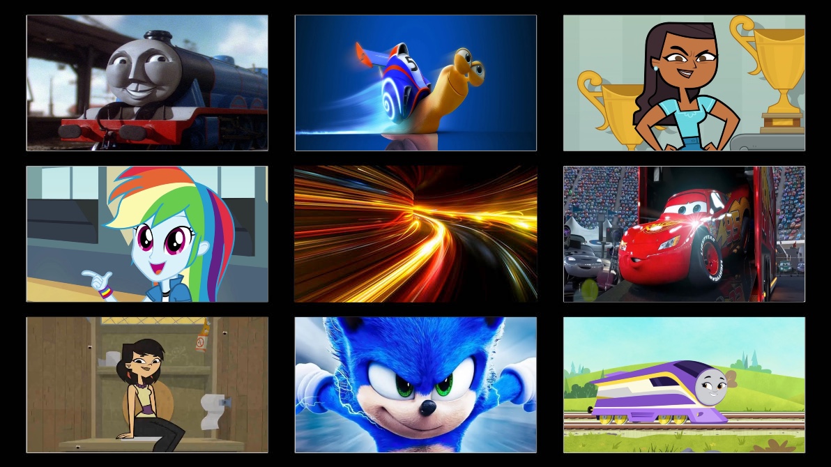 Fast Characters Racing My favorite speed characters by TotalDramaGuy95 on DeviantArt