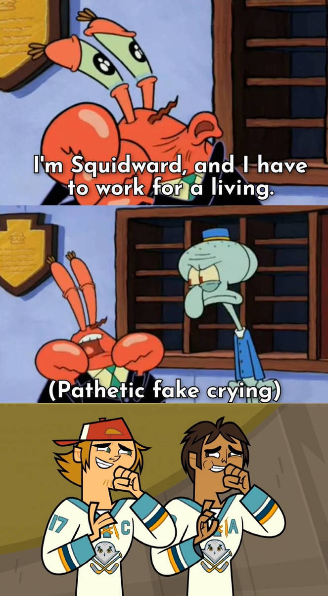 Raj and Wayne laugh at Mr Krabs' Impersonation by TotalDramaGuy95 on ...