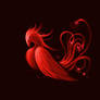 Red Phoenix Abstract Image Pic