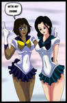 Korra/ sailor moon crossover by EPICamiture2099