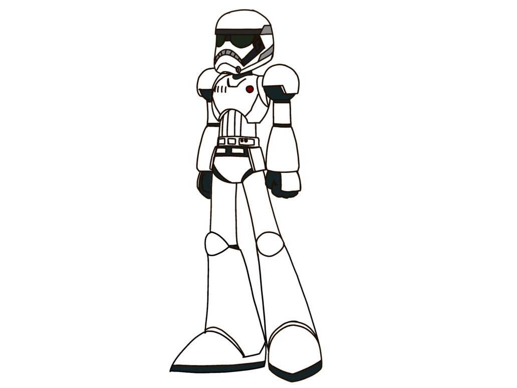 First Order Stormtrooper Reploid by MegaPonyArtX on DeviantArt