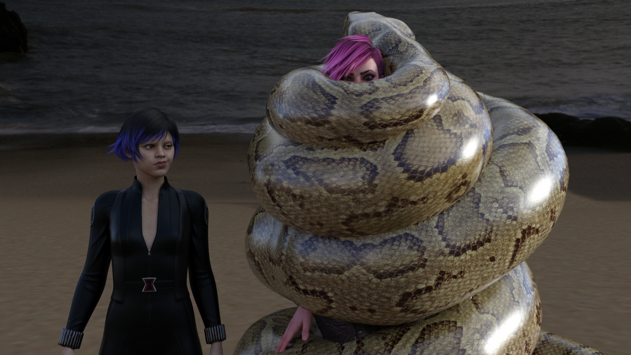 3d Daz Python Daz 3D - Jenna Ortega watches VI vs a Python 3 by delta-28 on DeviantArt