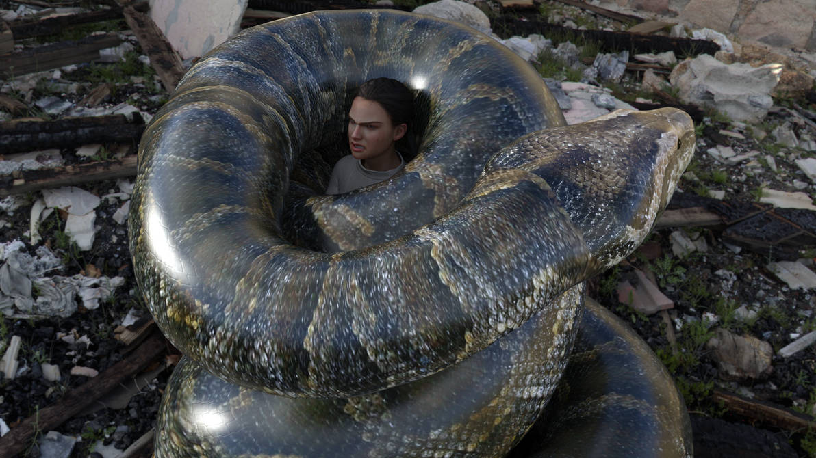 Titan Python Snake Daz 3D - Padme Amidala vs Python (Titanoboa) 36 by delta-28 on DeviantArt