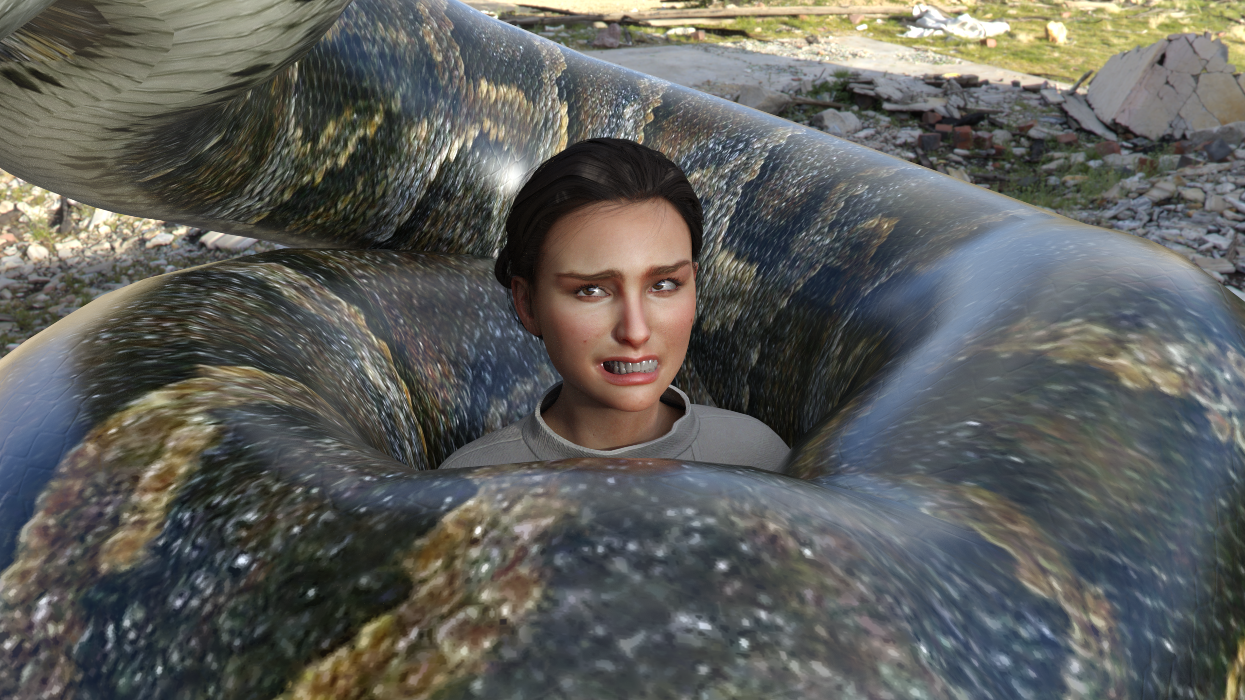 3d Daz Python Daz 3D - Padme Amidala vs Python (Titanoboa) 31 by delta-28 on DeviantArt