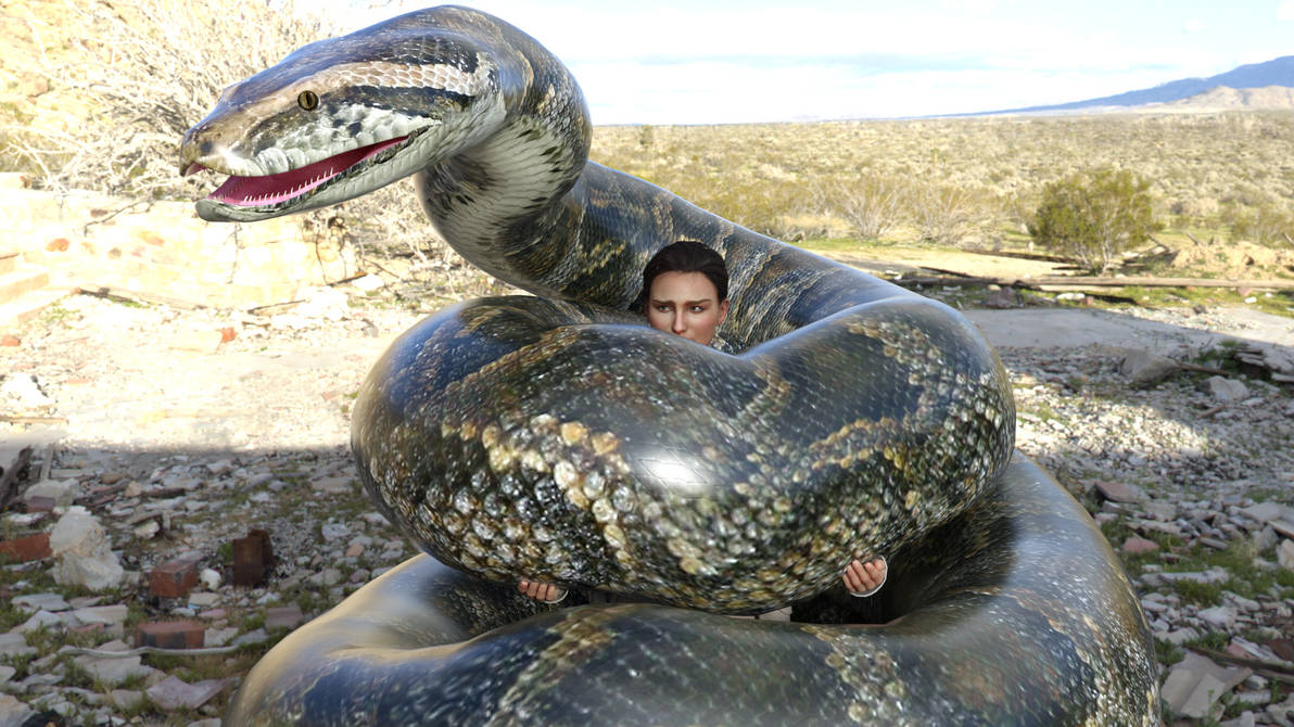 Titan Python Snake Daz 3D - Padme Amidala vs Python (Titanoboa) 30 by delta-28 on DeviantArt