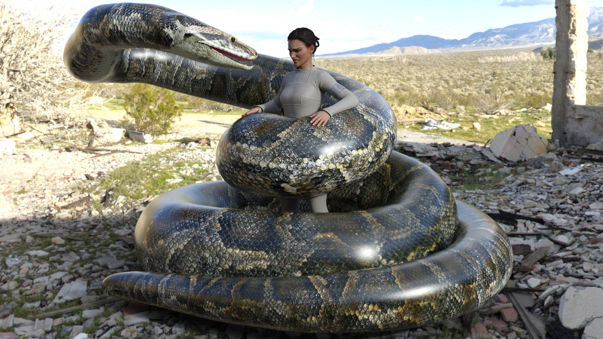 Daz 3D - Padme Amidala vs Python (Titanoboa) 12 by delta-28 on DeviantArt