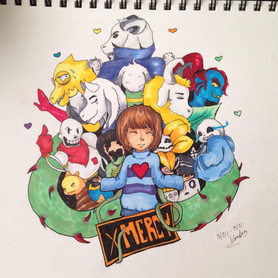 Undertale Merdy Undertale - Mercy by VampBun on DeviantArt
