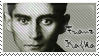 Franz Kafka Stamp by Lukrietz
