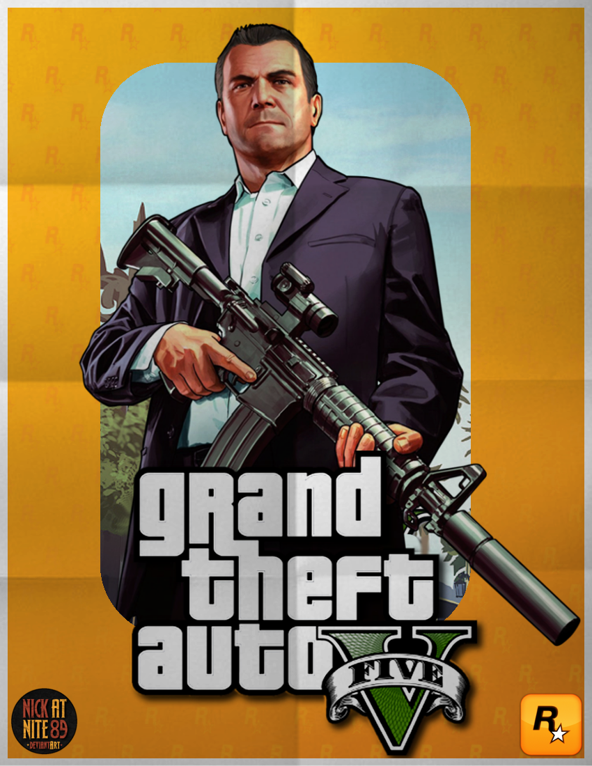 Grand Theft Auto V Michael Poster