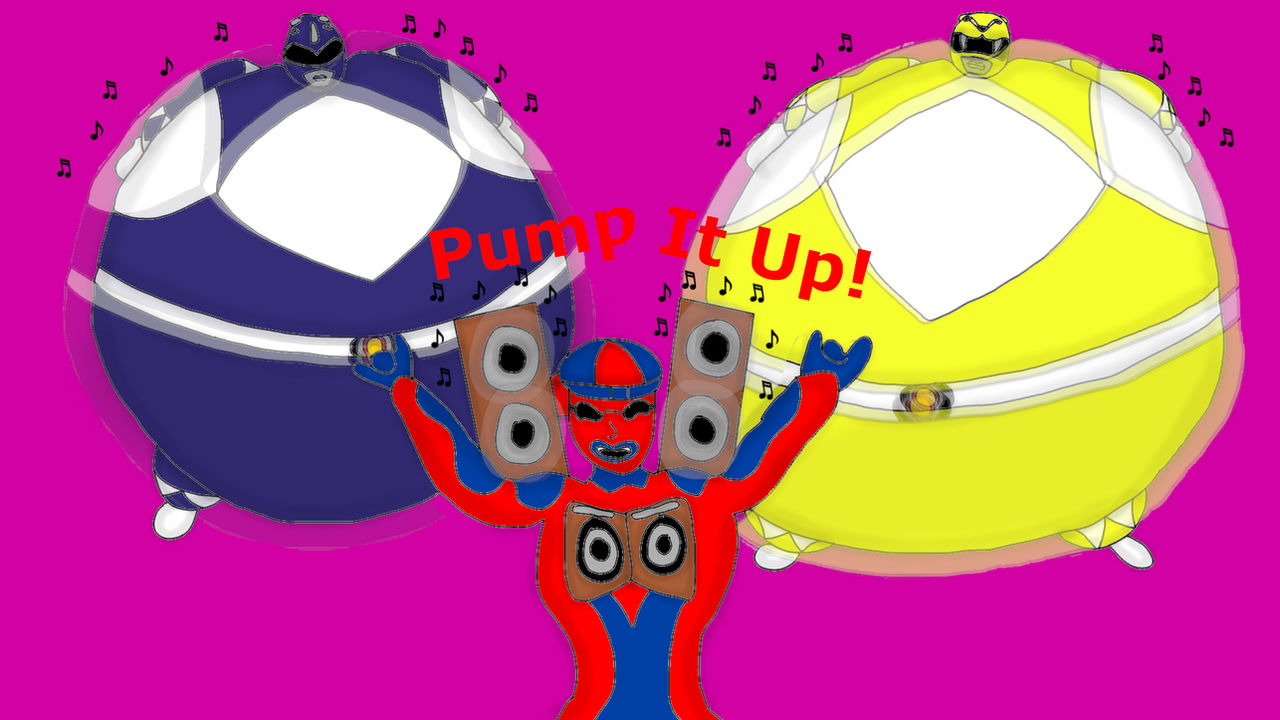 MMPR(1) - 'Pump It Up!' Body Inflation by RandomCzuk on DeviantArt
