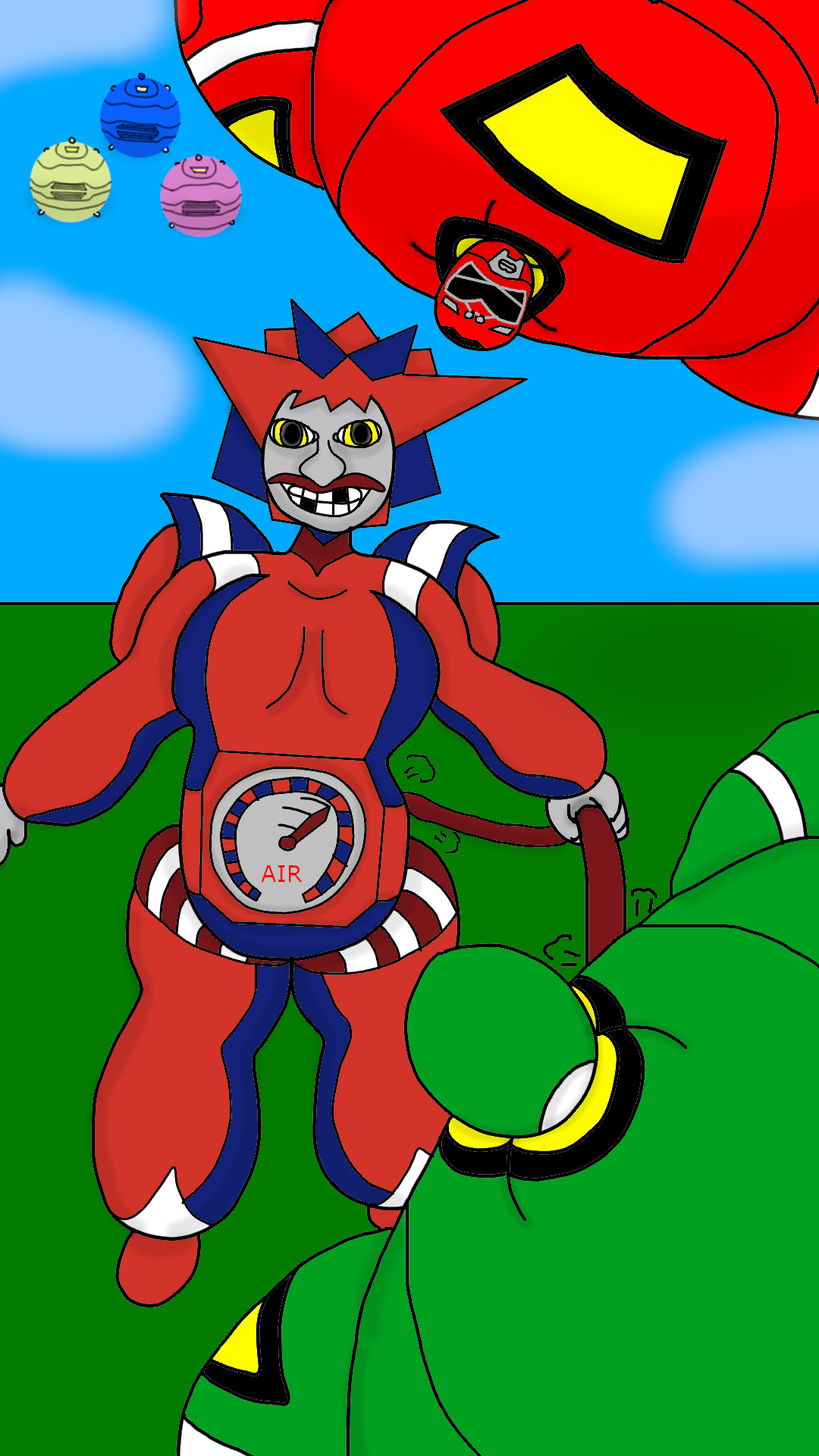Power Rangers Inflation Scenes PRT(2) - BodyInflation Part 2 by RandomCzuk on DeviantArt