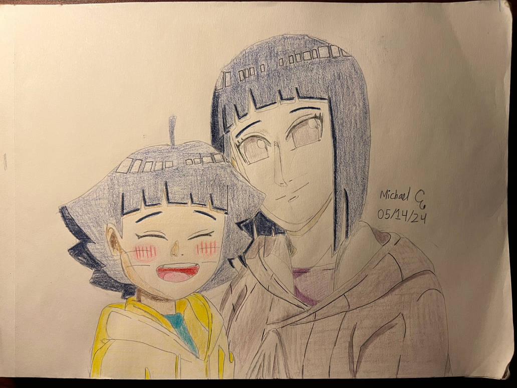 Hinata And Himawari Uzumaki By Mcolebro On DeviantArt hinata-and-himawari-uzumaki-by-mcolebro-on-deviantart