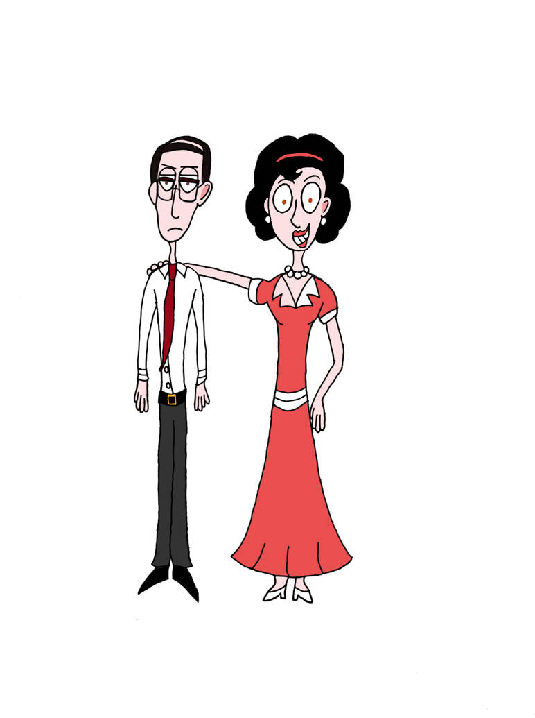 Mr And Mrs TeaVee by TimBurton01 on DeviantArt