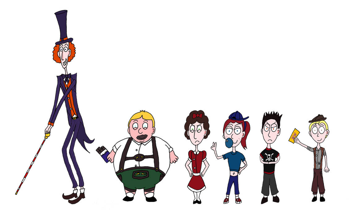 CATCF Main Characters Lineup by TimBurton01 on DeviantArt