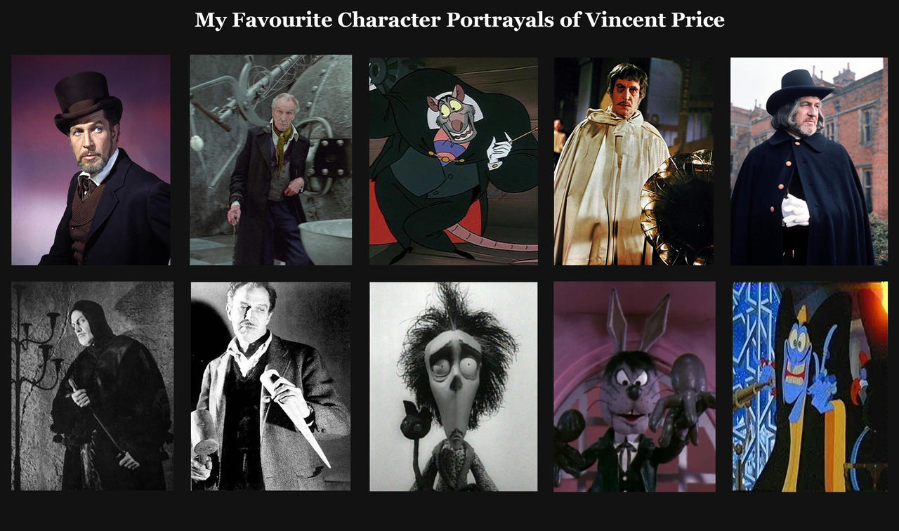 My Favourite Character Portrayals of Vincent Price by TimBurton01 on ...