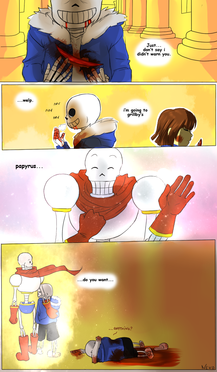 Sans After Fight