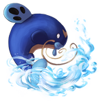 Whiscash used Aqua Tail! by Krisantyne