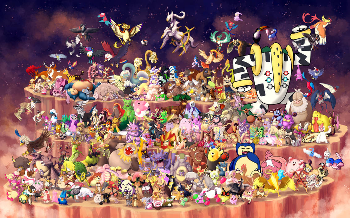 Gotta Draw 'em All: Normal Type Collaboration by Krisantyne on DeviantArt