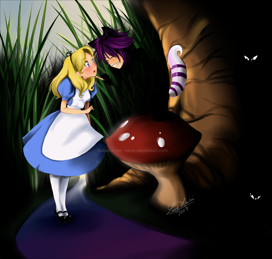 Алиса другая песня. Алиса и Чеширский кот любовь. Алиса и Чеширский кот шип. Алиса в стране чудес. Алиса в стране чудес кролик и Чеширский кот.