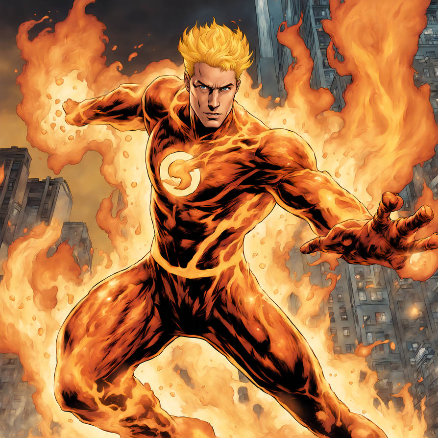 Human Torch Johnny Storm 01 By Blondfan On DeviantArt human-torch-johnny-storm-01-by-blondfan-on-deviantart