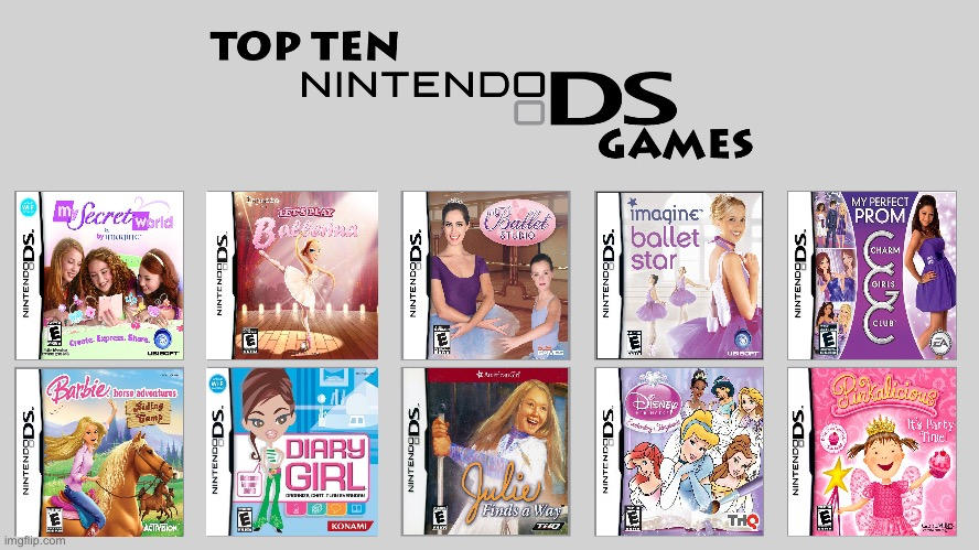 Brandon s Top 10 Nintendo DS Games For Girls By BarbieFan2023 On DeviantArt brandon-s-top-10-nintendo-ds-games-for-girls-by-barbiefan2023-on-deviantart