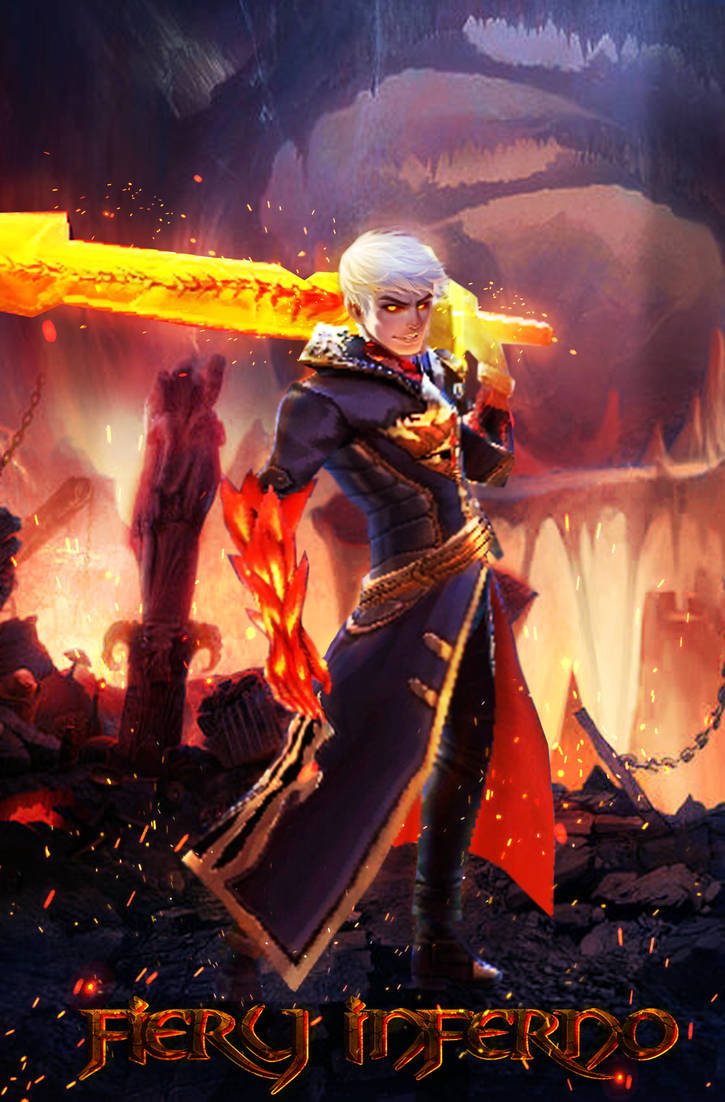 Fiery Inferno Skin Alucard of Mobile Legends by Laxzear on Fiery Inferno Skin Alucard of Mobile Legends by Laxzear on