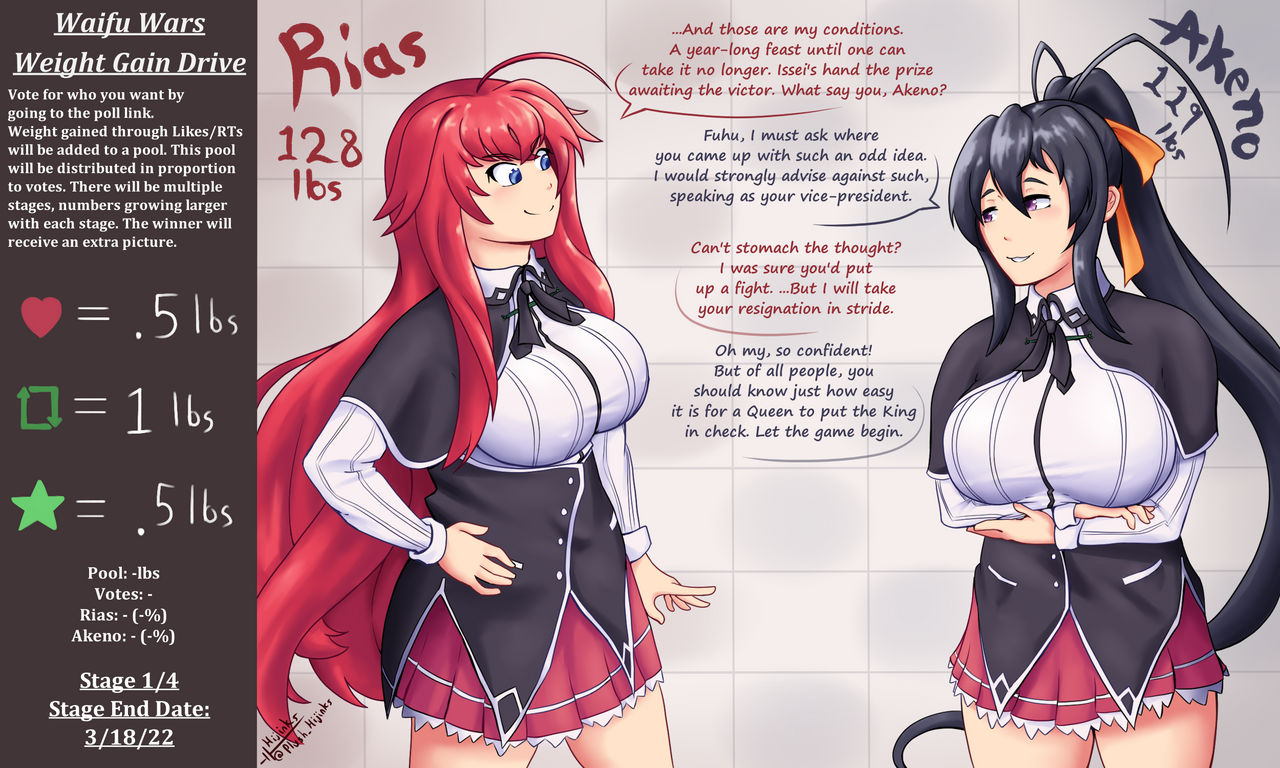 Waifu Wars DxD (1/4) (Poll in Desc) by Hijinks723 on DeviantArt