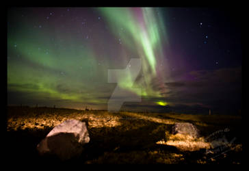 Northern Lights over Reykjavik