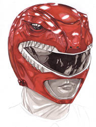 Red Power Ranger/Zyuranger Helmet