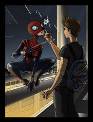 Spider-girl meets Peter