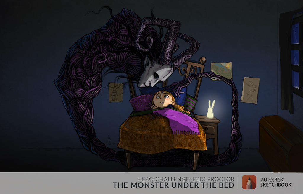 May Hero challenge The monster under the bed