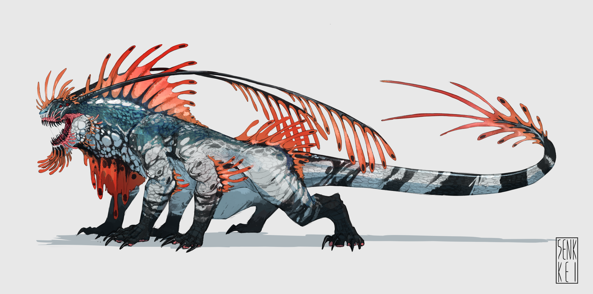 lizard thing by Senkkei on DeviantArt