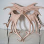 Cthulhu leather mask, natural