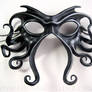 Cthulhu mask, metallic black and silver