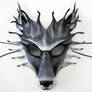 Leather wolf mask
