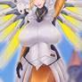 Busty AF Mercy Clothed