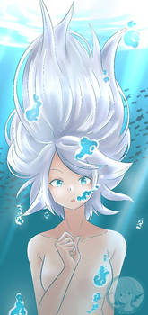 underwater girl