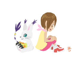 Kari and Gatomon
