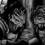 Welcome to clan Urdnot - Traditional Charcoal Art