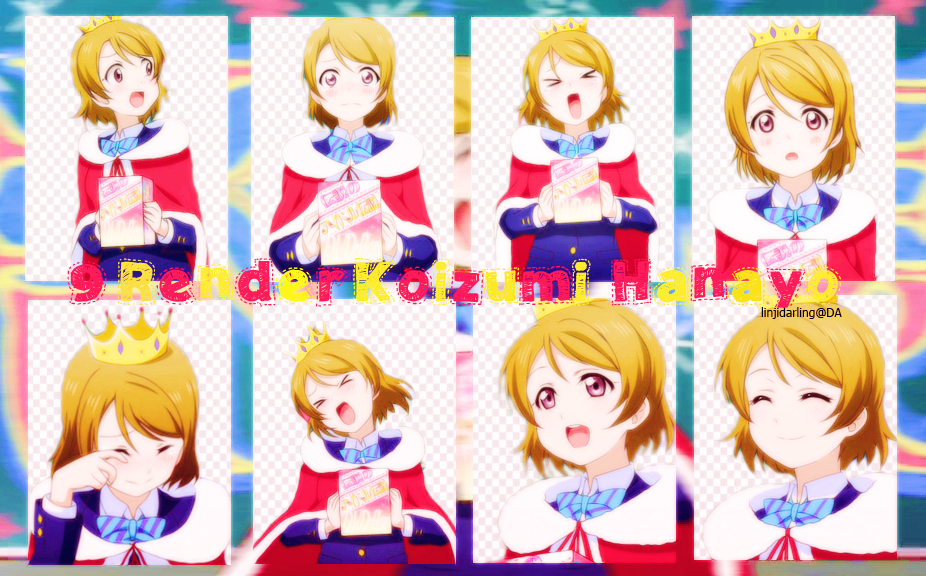 Pack Render 12: Koizumi Hanayo by linjidarling Pack Render 12: Koizumi Hanayo by linjidarling