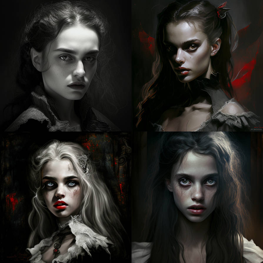 d3cr3t Beautiful vampire girl by Hans Rudy Giger p by MAIDArt on DeviantArt