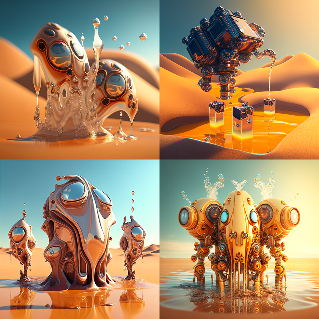 D3cr3t Liquid Robots Melting Under Sun E2730ec4-20 by MAIDArt on DeviantArt