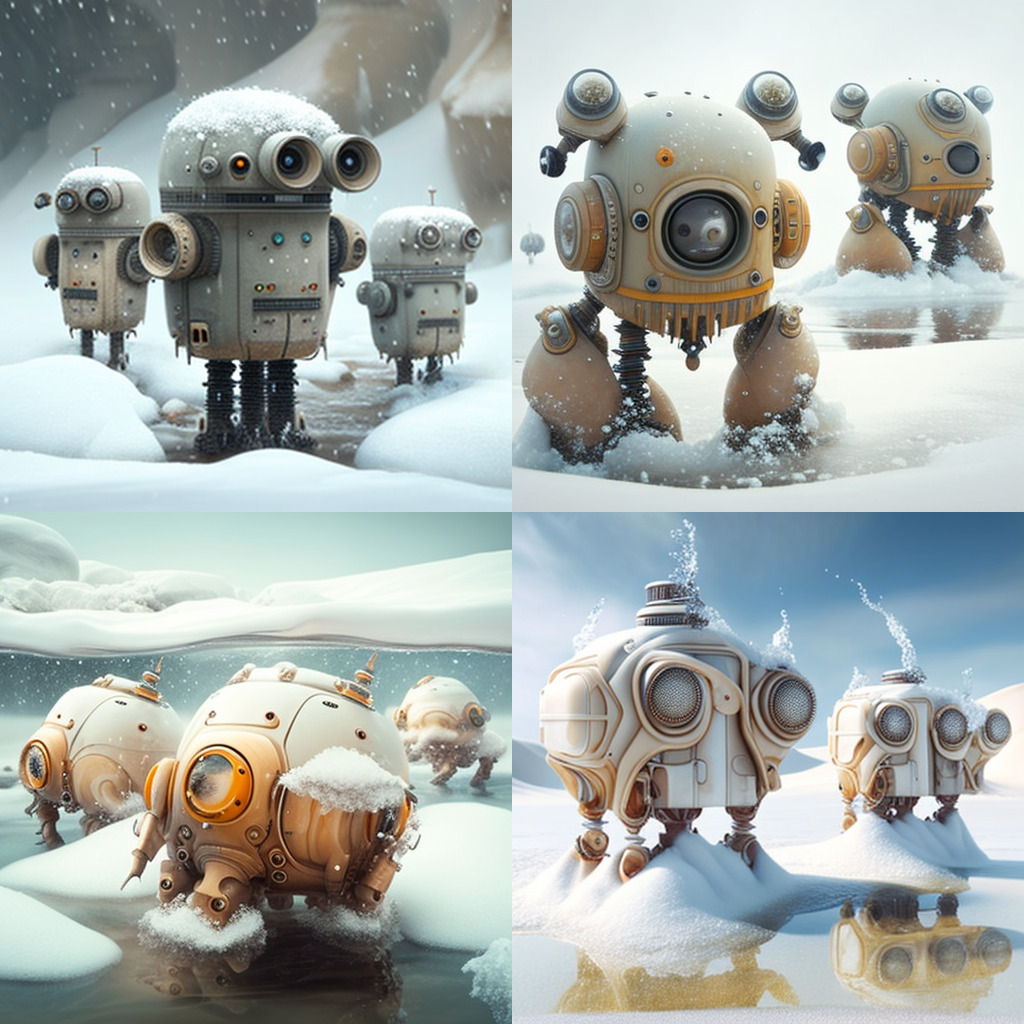 Ice Robots Deviantart d3cr3t Liquid Robots Freezing Under Winter Snow 88 by MAIDArt on DeviantArt