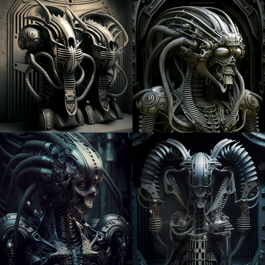 d3cr3t biomechanoid robots Giger laundring d194b70 by MAIDArt on DeviantArt