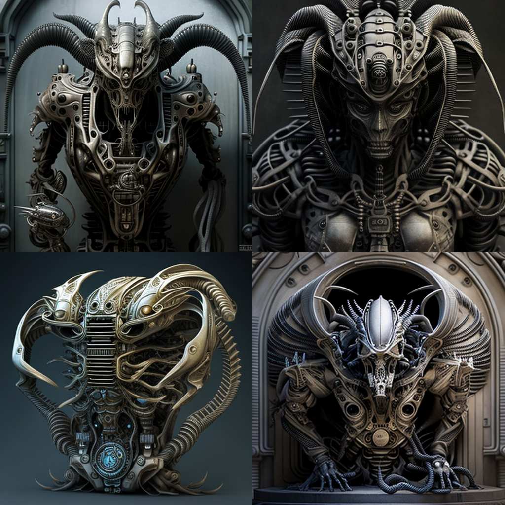 d3cr3t biomechanoid robots Giger laundring 74b960e by MAIDArt on DeviantArt